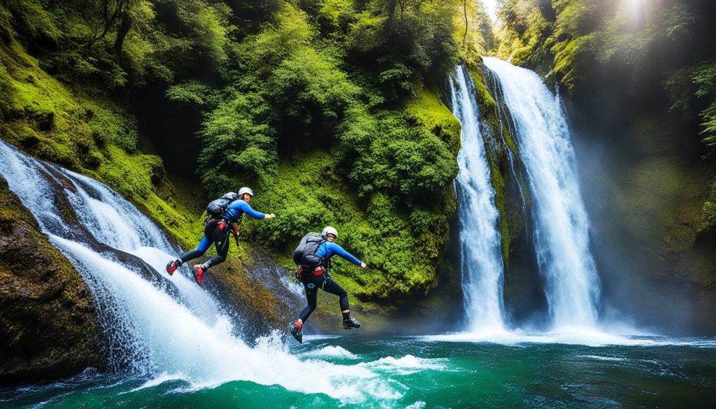 Pucón canyoning