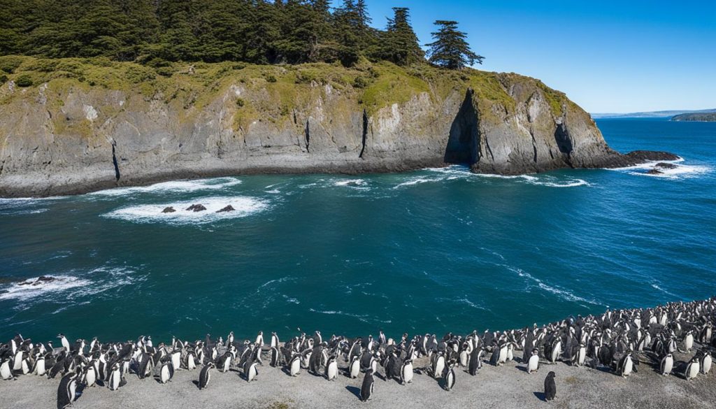 Puñihuil penguin colony