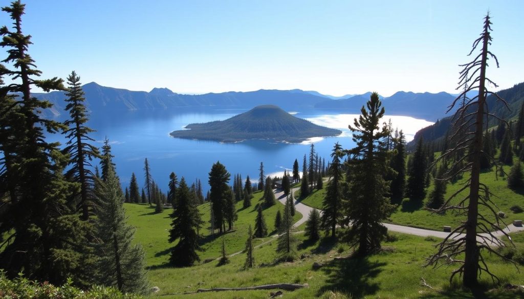 Rim Village at Crater Lake National Park