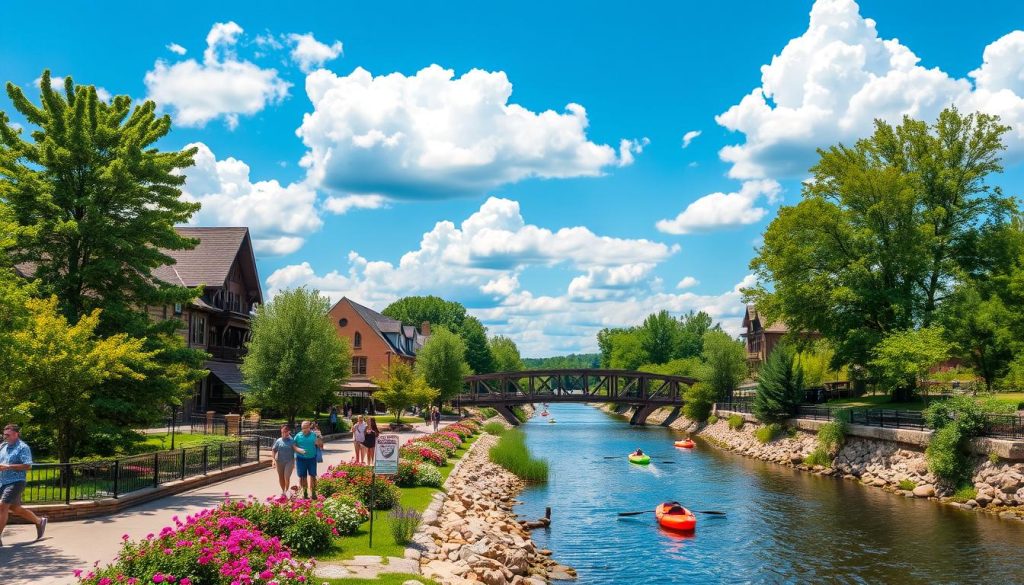 Riverwalk in Wisconsin Dells