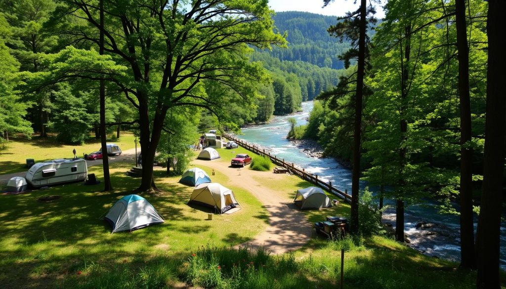 Roaring River State Park campground