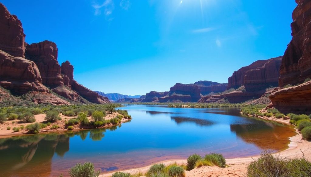 Sand Hollow State Park in Utah