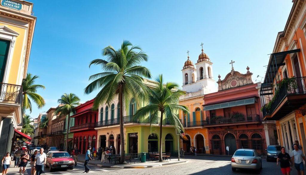 Santiago de Cuba old town