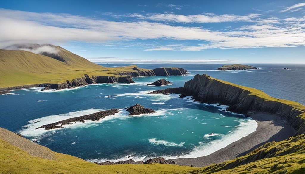 Saunders Island history