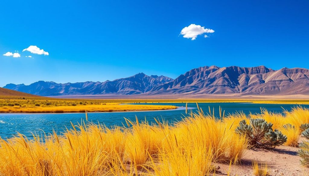 Scenic Landscape of Antelope Island