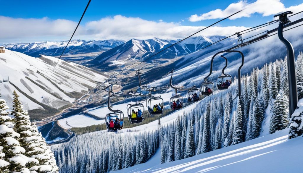 Scenic chairlift ride at Crested Butte Mountain Resort