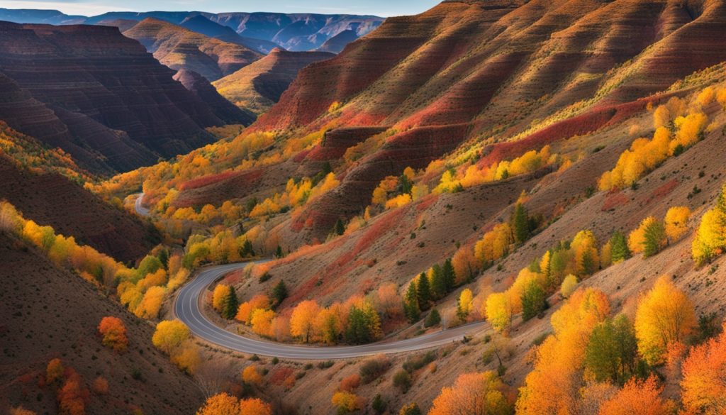 Scenic drive in Northern Arizona