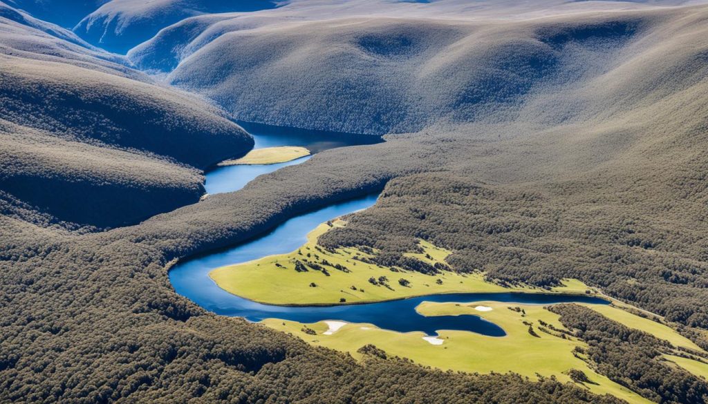 Scenic helicopter flights over Kosciuszko National Park