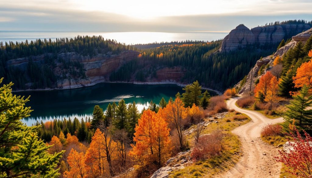 Scenic hikes at Pictured Rocks