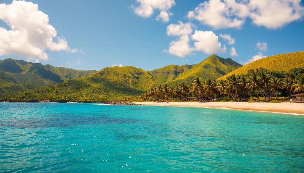 Scenic landscapes in St. Kitts