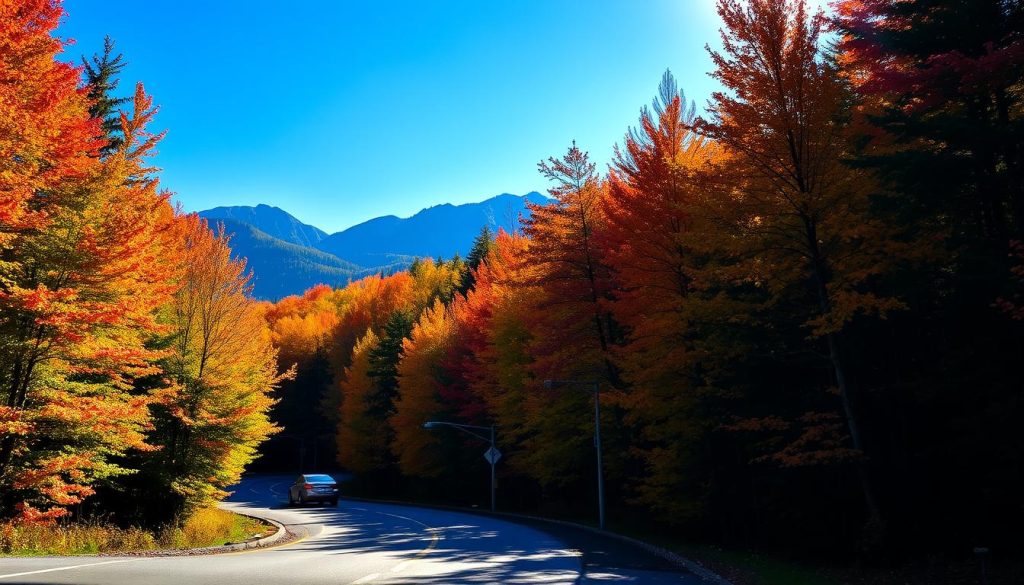 Scenic view of the Kancamagus Highway