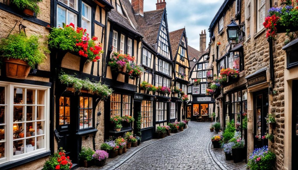 Shambles cobblestone street