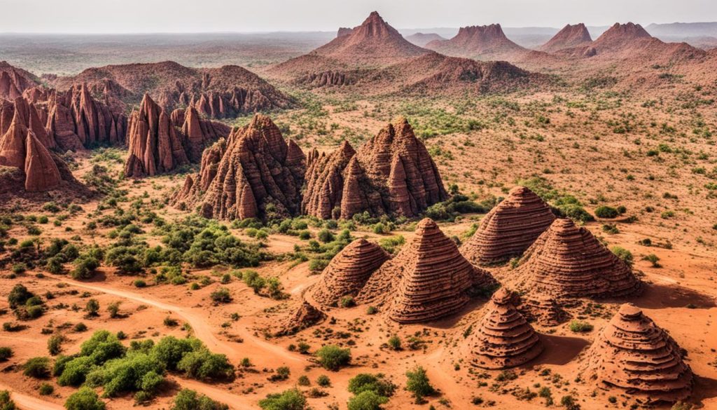 Sindou Rock Formations