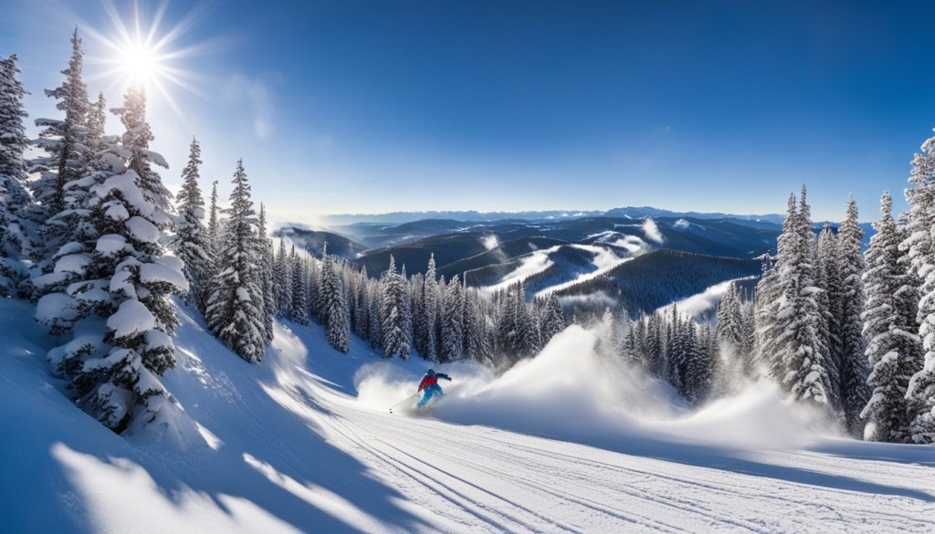 Skiing at Wolf Creek Ski Area