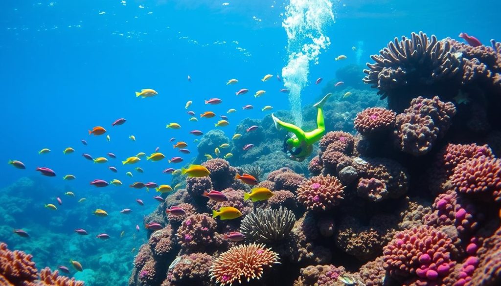 Snorkeling at Gouverneur Beach