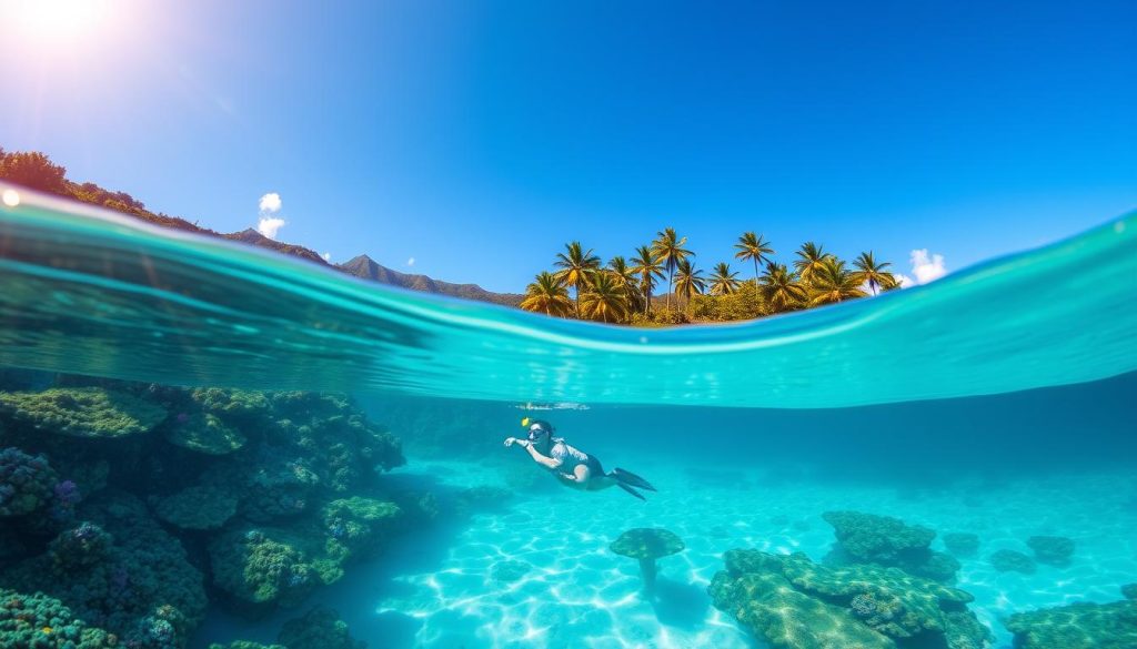 Snorkeling at Maho Bay