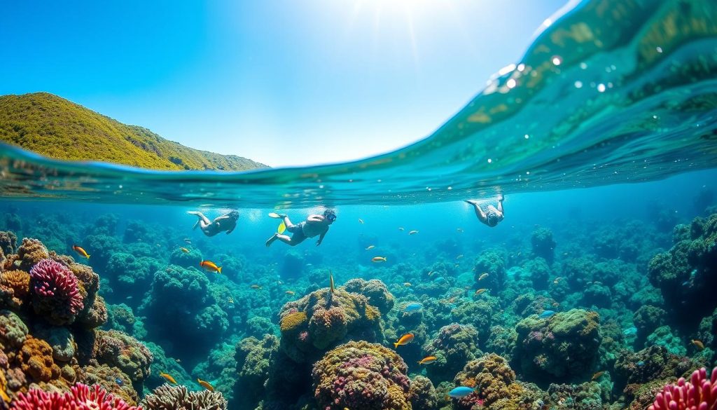 Snorkeling in Brewers Bay