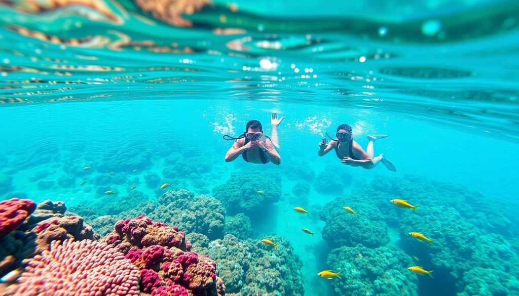 Snorkeling in Lac Bay, Bonaire