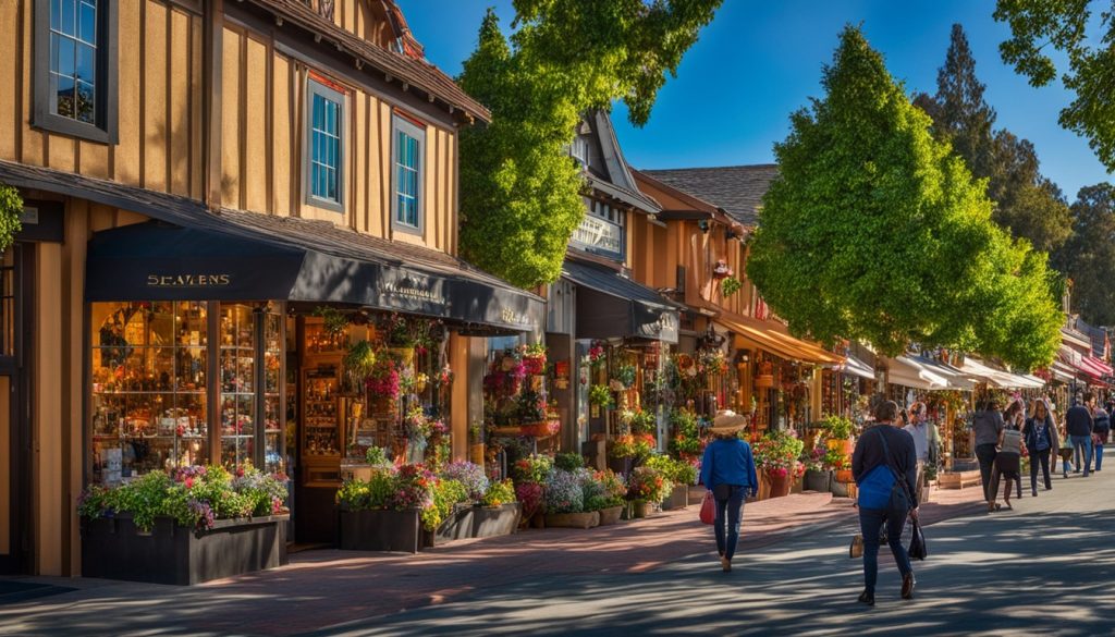 Solvang boutiques and galleries