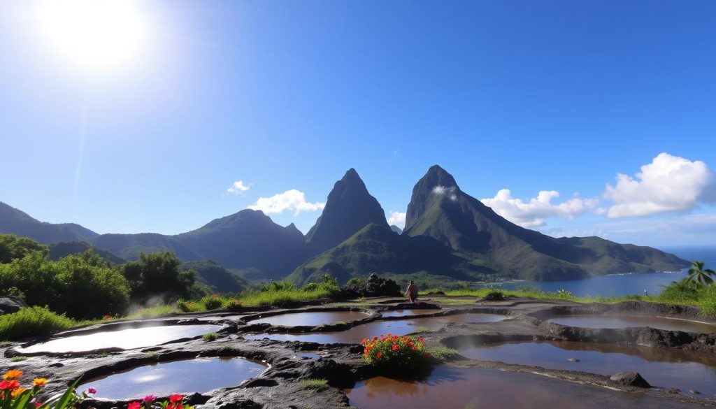 Soufriere volcanic landscapes