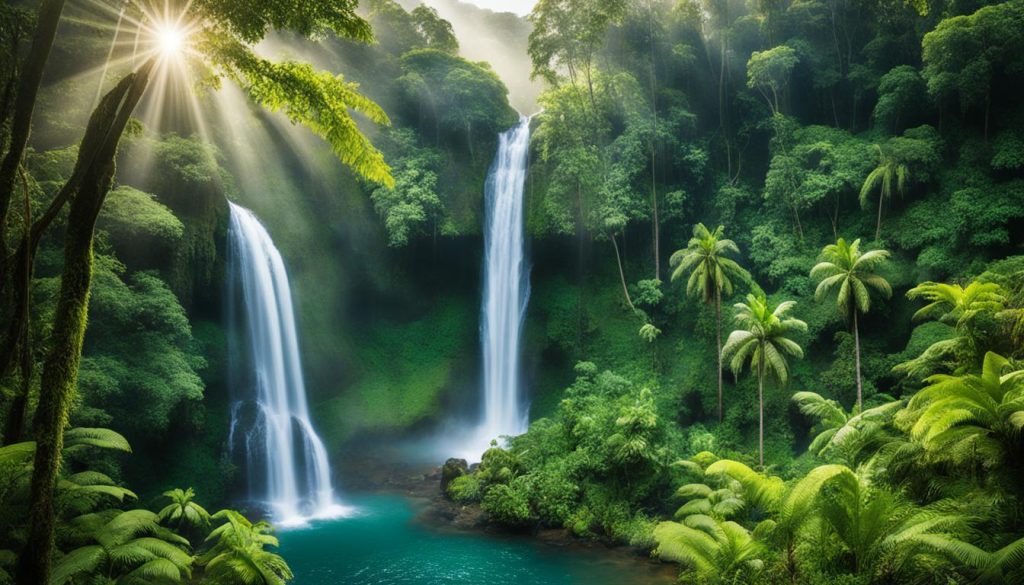 St. Lucia waterfalls