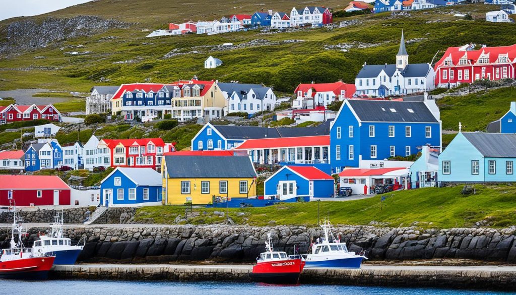 Stanley, the capital of the Falkland Islands