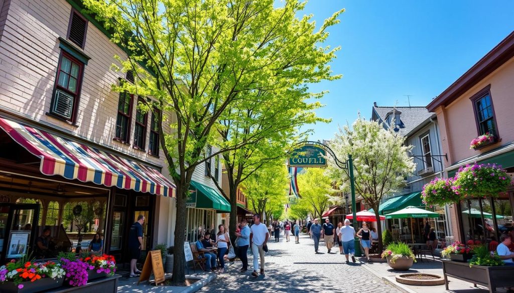 Stowe Village shopping