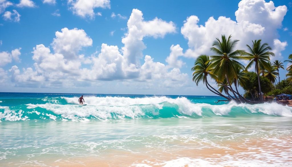 Surfing in Tartane