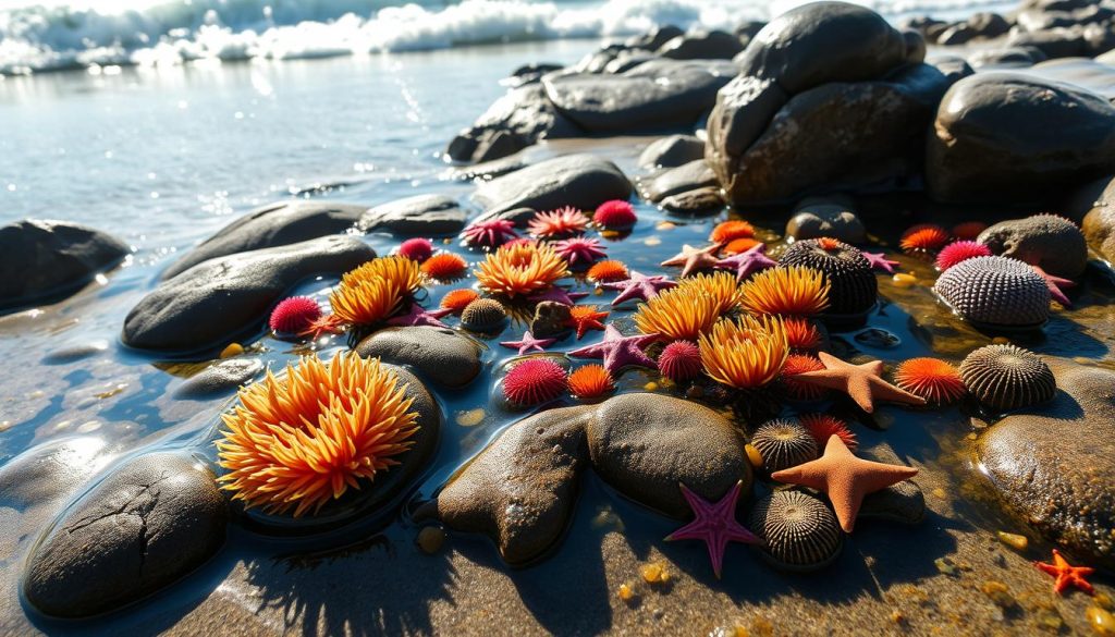 Tidepools at Yachats beaches