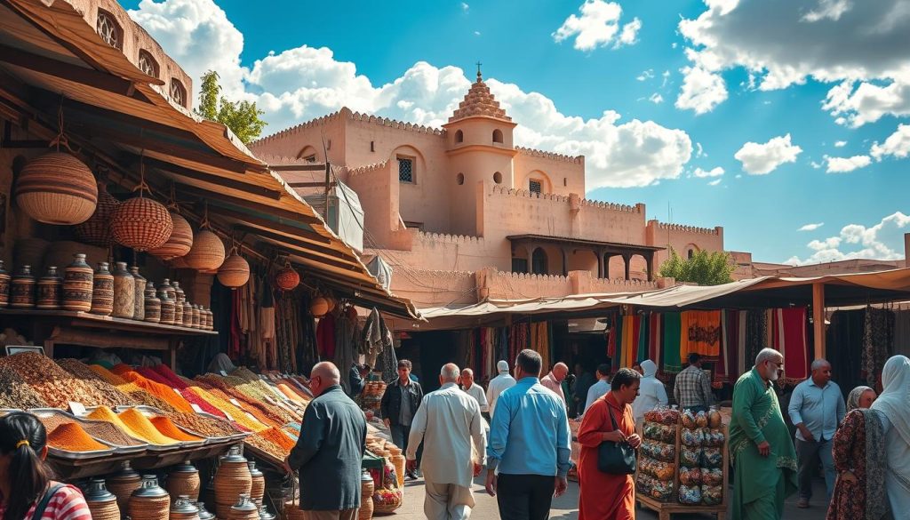 Traditional market in Taif