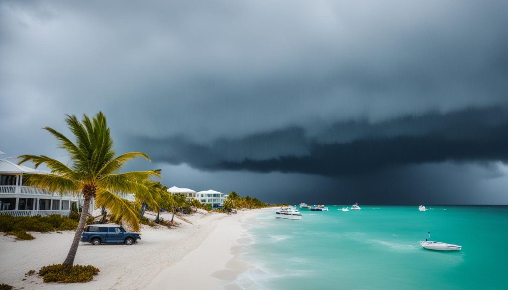 Turks and Caicos rainy season