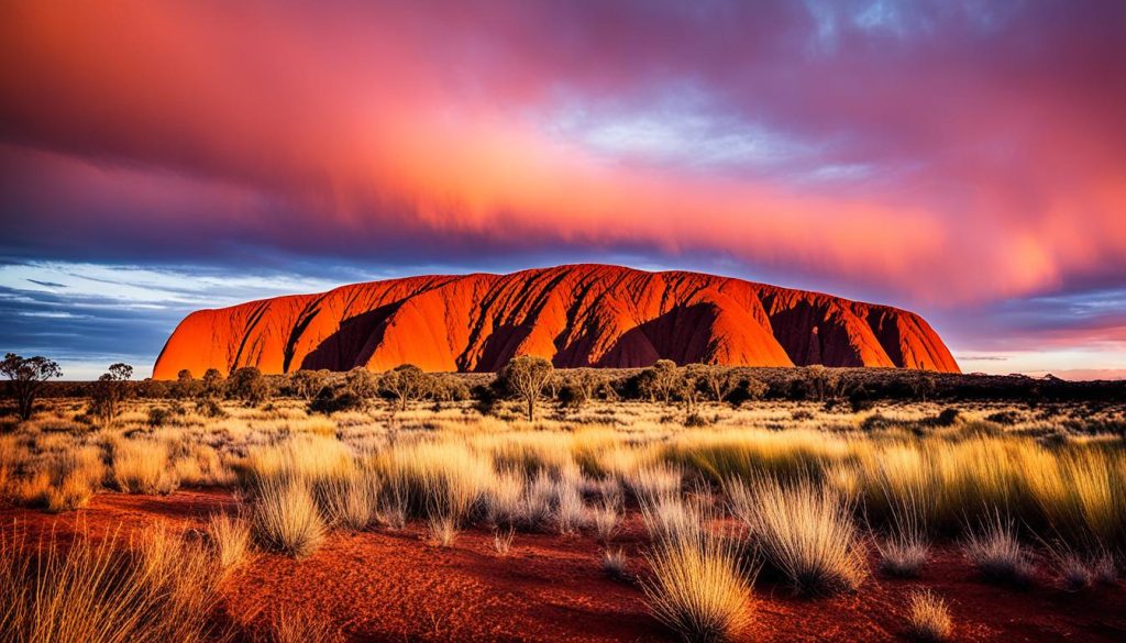 Uluru sunset