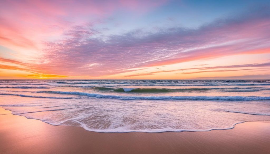 Uncrowded beach