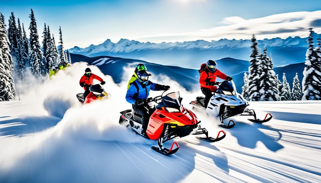 Vail snowmobiling