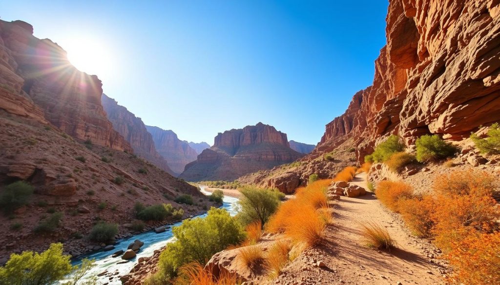 Wadi Mujib hiking trails