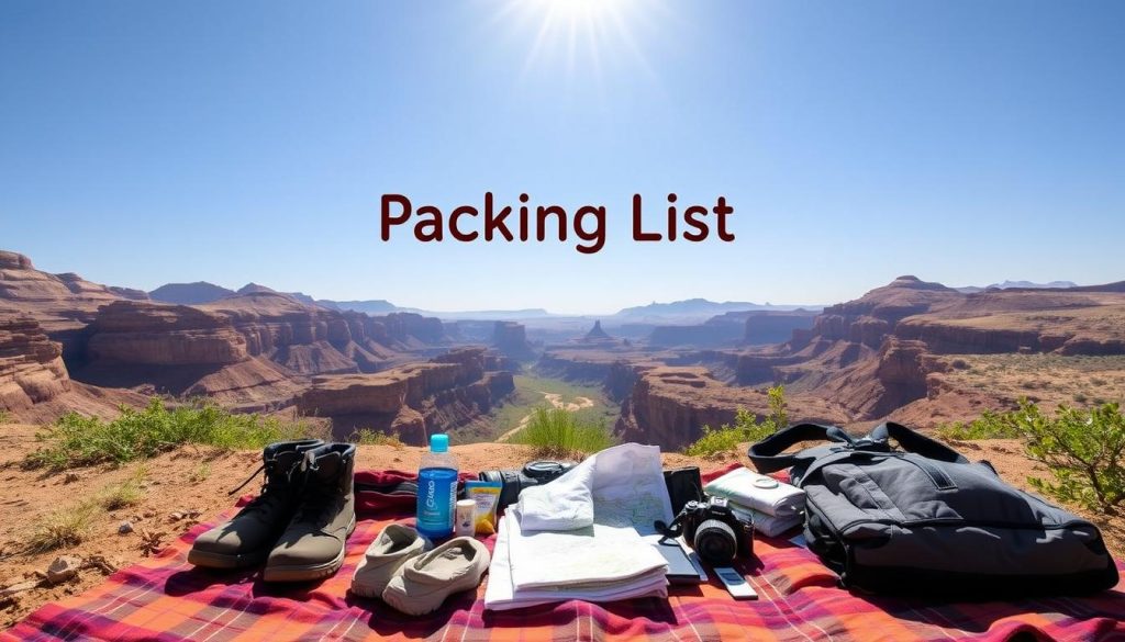 Wadi Mujib packing list