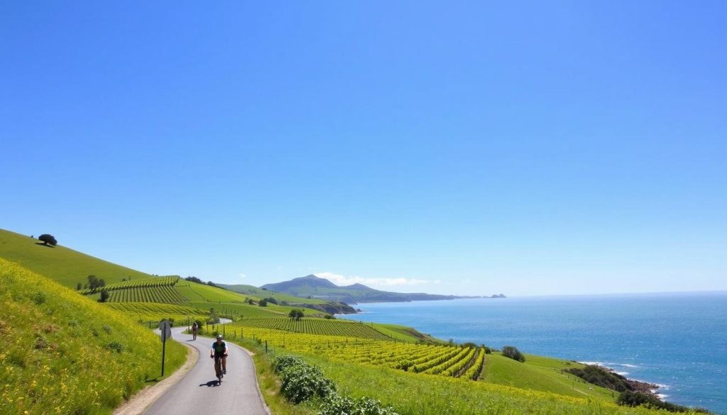 Waiheke Island cycling