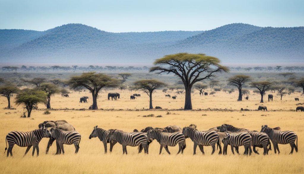 Waza National Park in Cameroon