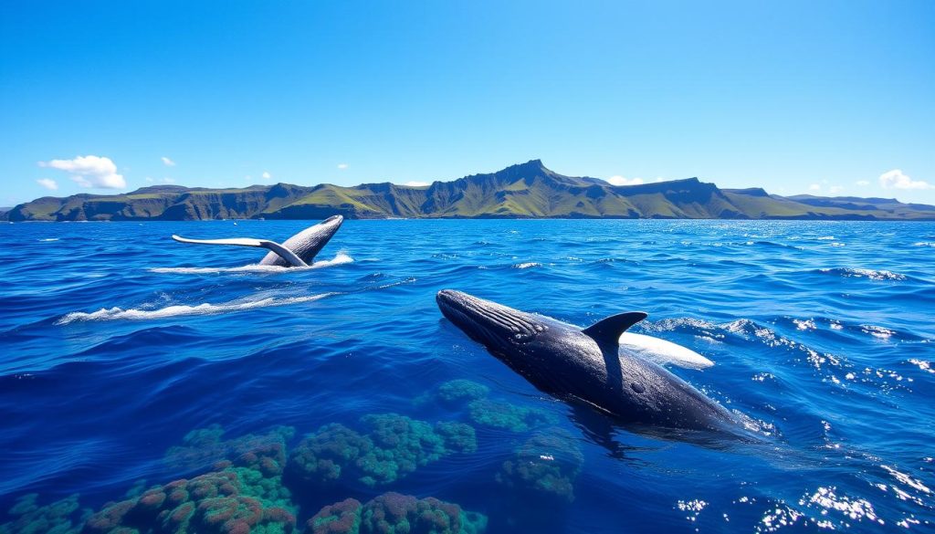 Whale watching in Niue