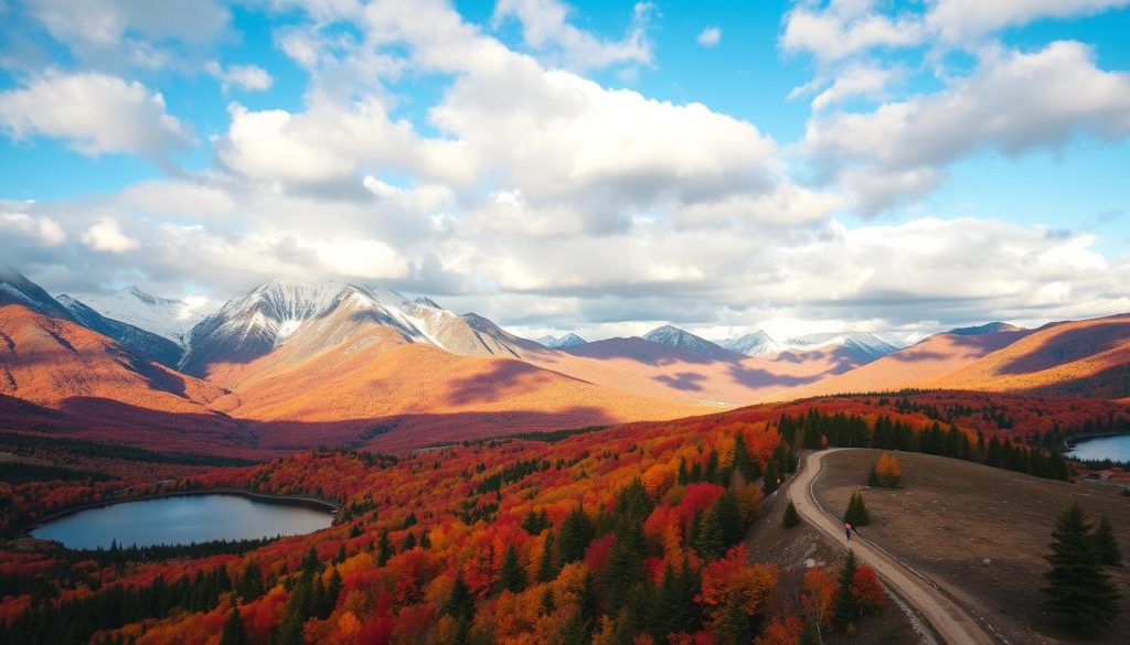 White Mountains in New Hampshire