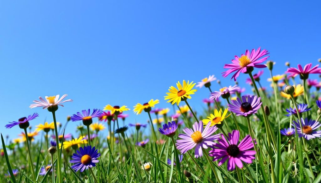 Wildflower blooms