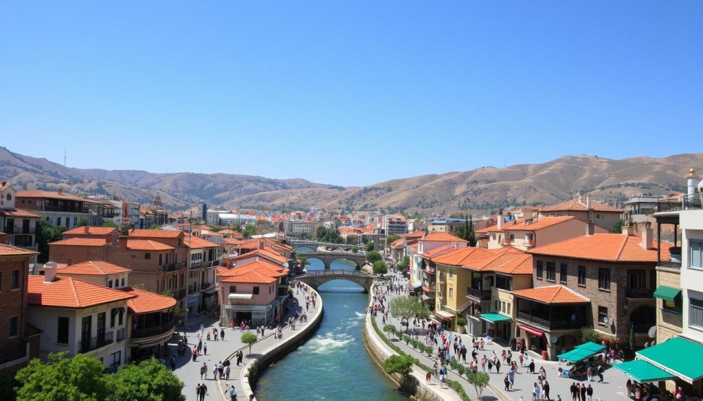 Zahle cityscape