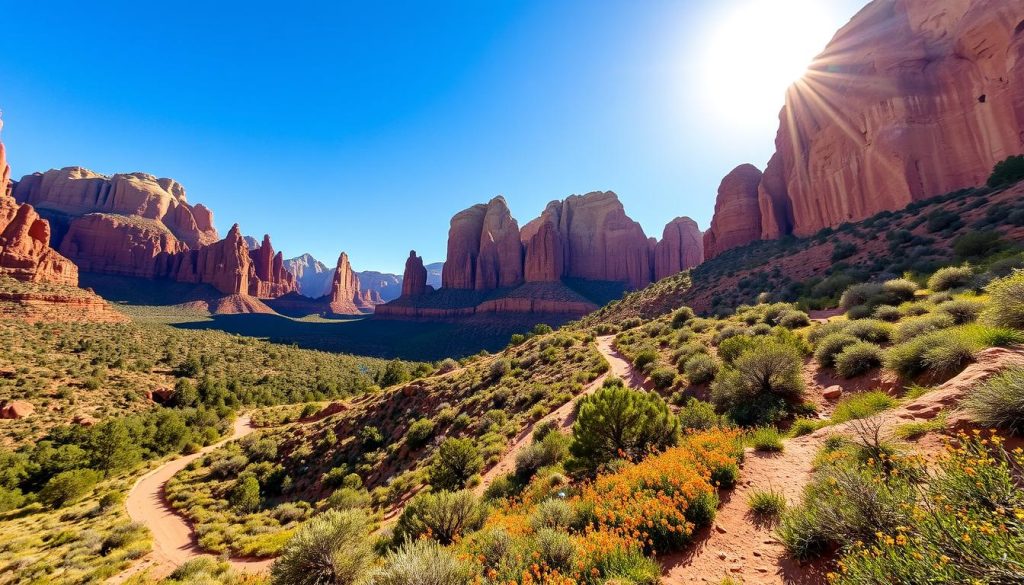 Zion hiking trails