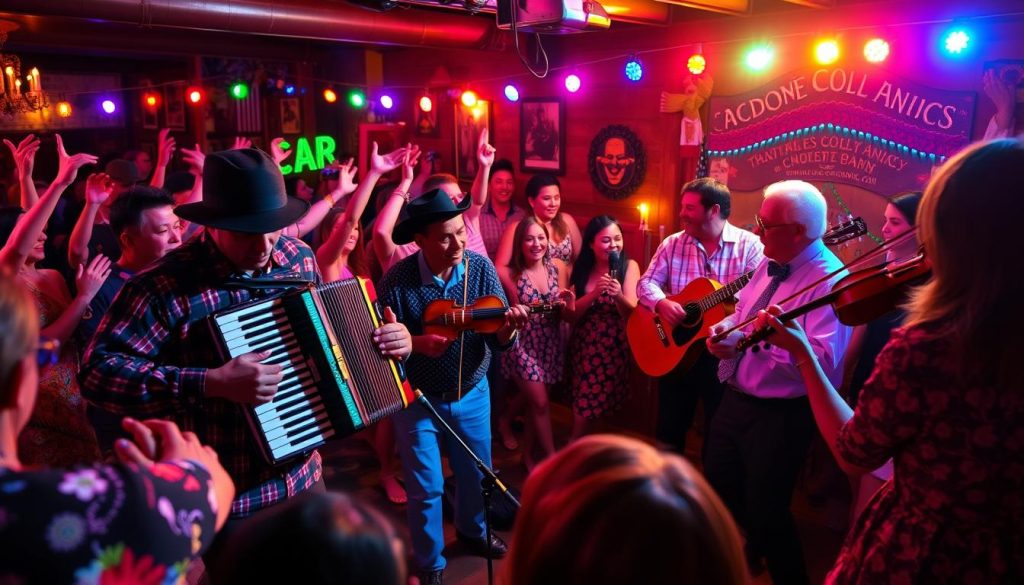 Zydeco music performance