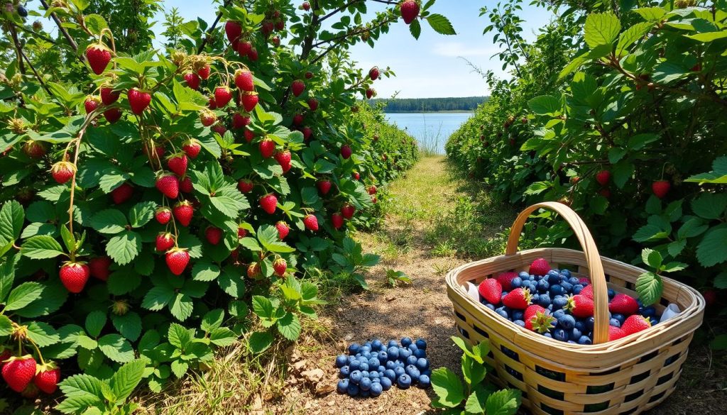 berry picking Grand Rapids