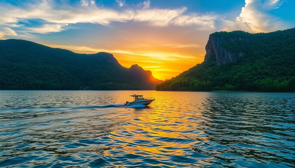 boating on Table Rock Lake