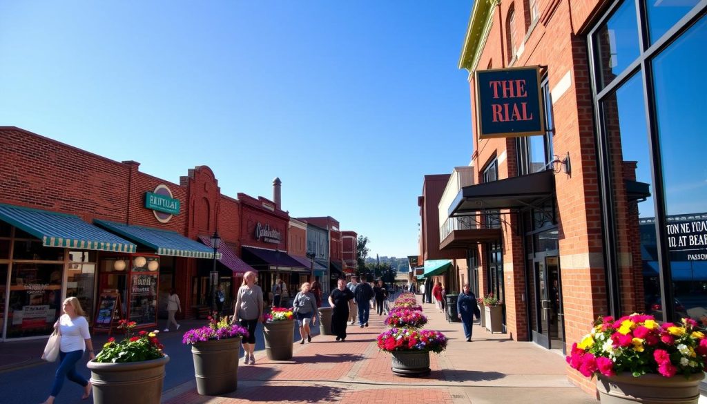 downtown Paducah shopping