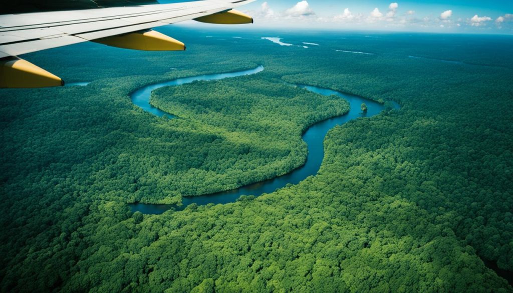 flights to Amazon Rainforest