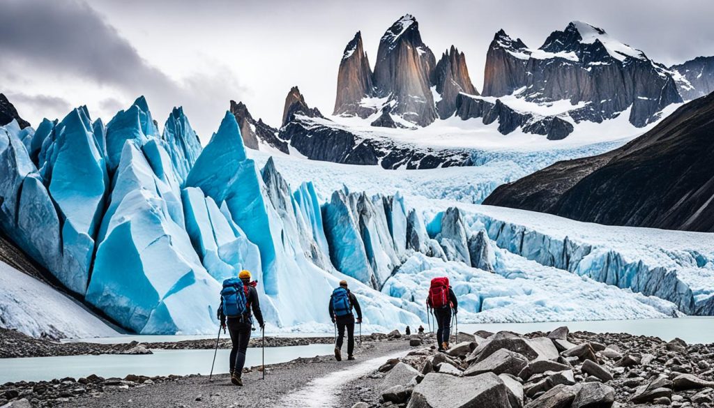 glacier trekking