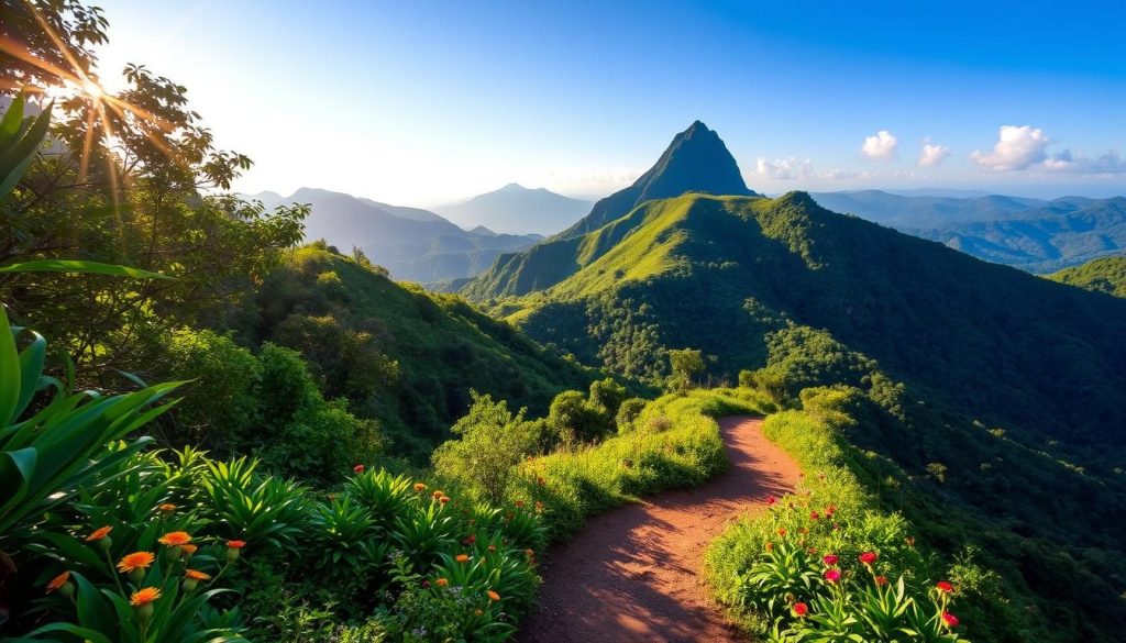 hiking in Haiti